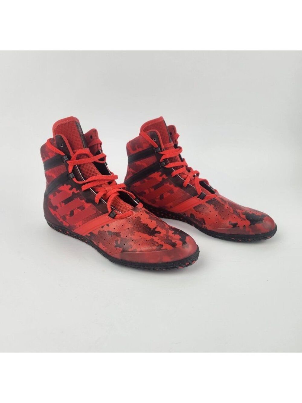 Adidas Flying Impact Wrestling Shoes Red Black CQ1767 Men's Size 8